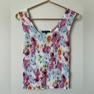 Floral Y2K Violet & Claire Top